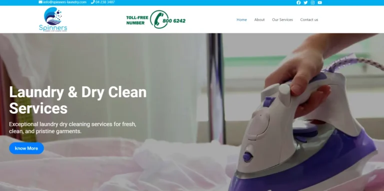 Spinners Laundry Website