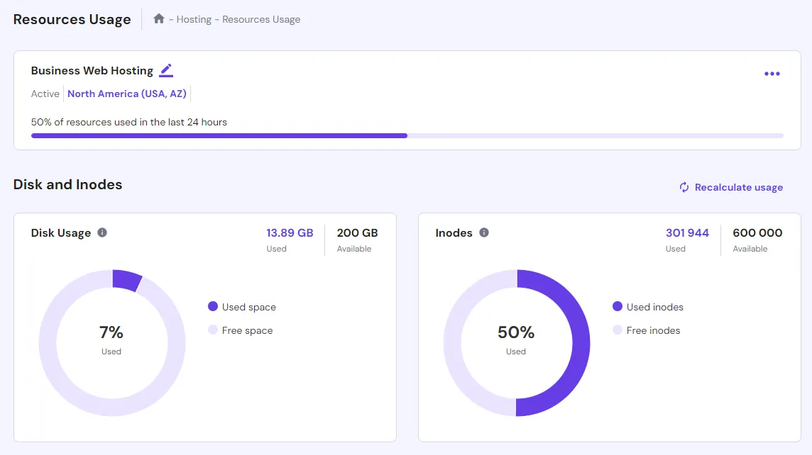 Business Web Hosting Plan of Hostinger