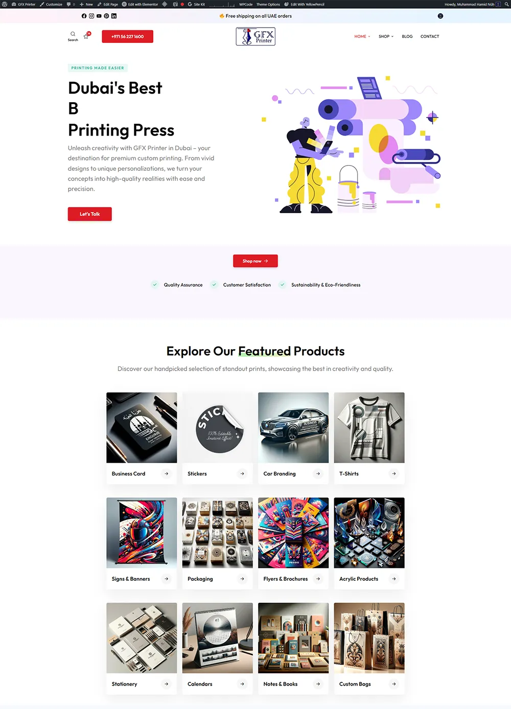 GFX Printer Home Page